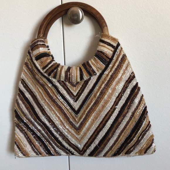 The Limited Handbags - The Limited Handmade Beaded Handbag